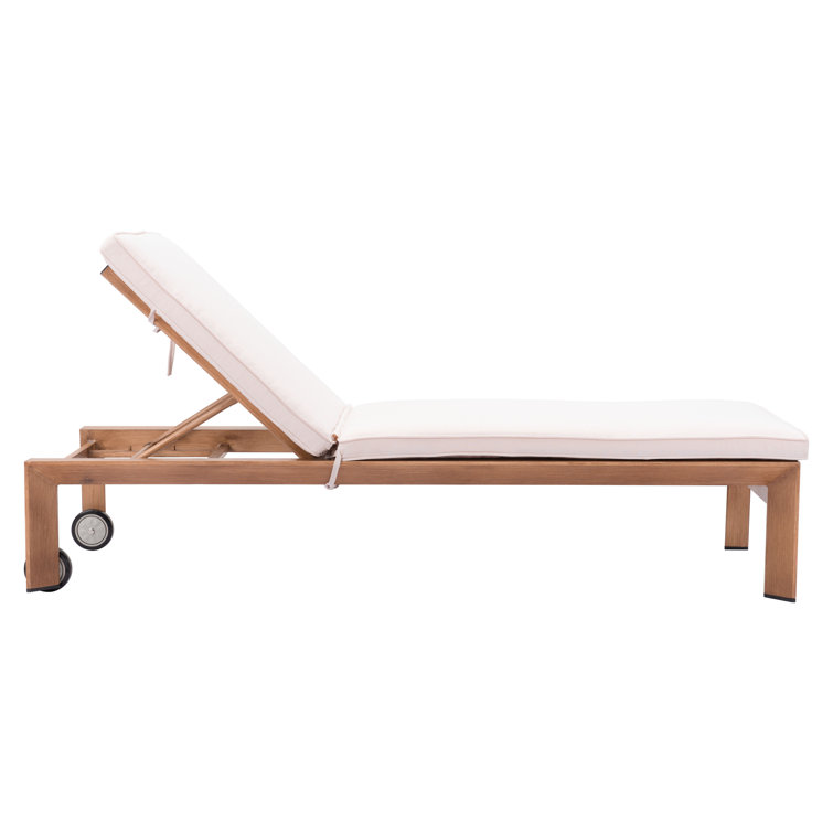 Dansville 28.7'' Outdoor Metal Chaise Lounge | Joss & Main